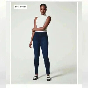 Spanx Jean-ish Ankle Leggings | Dark Wash | SZ‎ M